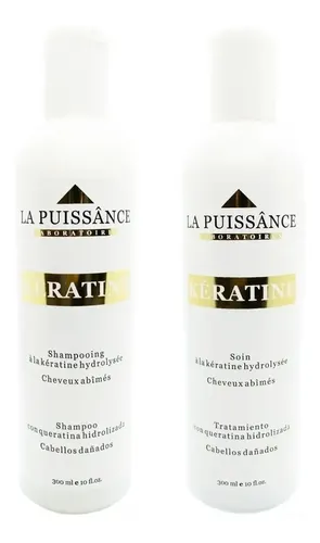 Kit Profesional Shampoo Y Tratamiento Keratine La Puissance