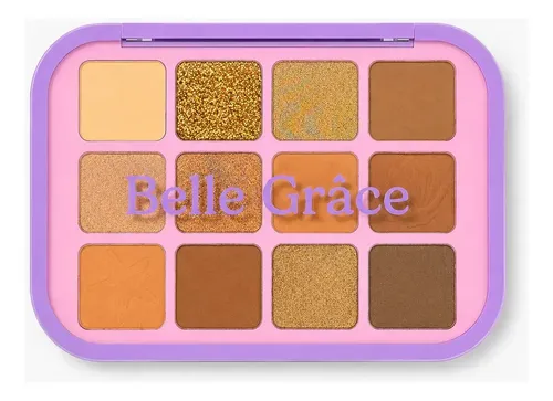 Paleta Tono 01 Sombras De Ojos 12 Colores Mate Brillante Maquillaje Rostro Veoquiero