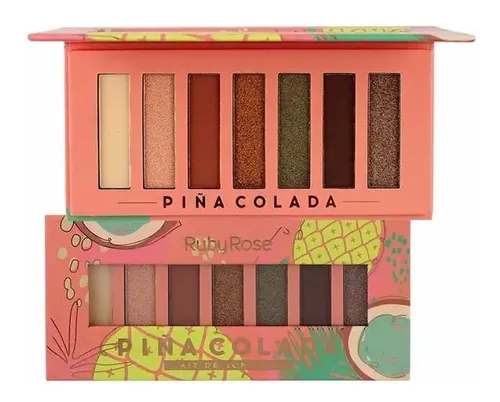 Paleta De Sombras Piña Colada Ruby Rose Original Maquillaje