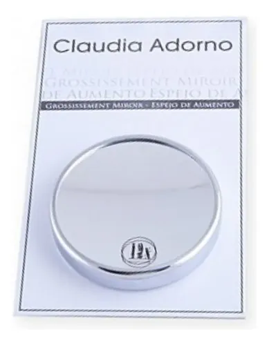 Espejo Cromado Aumento 12x Con Ventosa Sopapa Baño