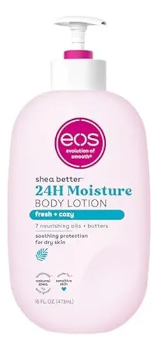 Eos Shea Better Body Lotion- Fresh & Cozy, Cuidado De La Pie