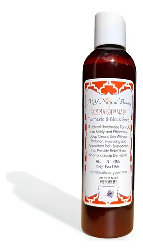 Jabón Corporal Natural Para Eczema Cúrcuma 236ml