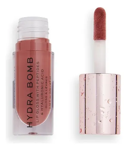 Gloss Labial Hidratante Crema Con Ácido Hialurónico Makeup Revolution Beige