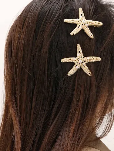 2 Accesorios Para El Cabello De La Serie Ocean Para Mujer, Q