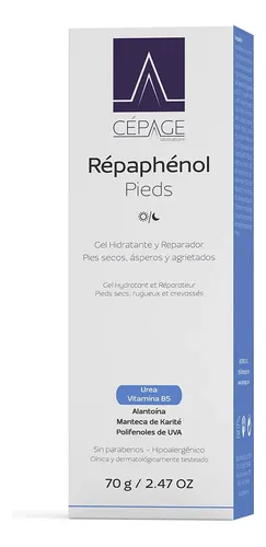 Cepage Repaphenol Pieds Gel Hidratante Reparador Nutritivo Para Pies Secos Ásperos Agrietados
