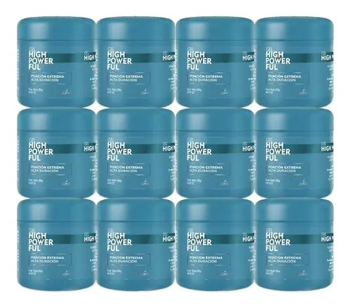12 Gel For Men Ossono X 250grs High Powerfull Peluqueria