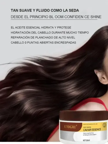 }yyy Nueva Mascarilla Capilar Utogru Caviar Essence Repara