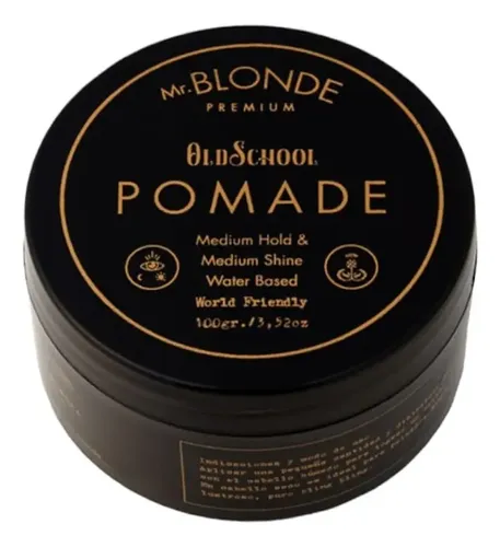 Cera Pomade Para Peinar Mr Blonde Barber 100grs Full