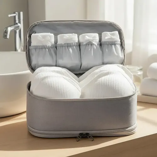 Neceser Organizador Viaje Ropa Interior Cosmeticos Maquillaj