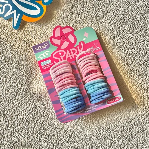Anillos Para El Pelo Pom Kr Para Niños, Diseño Geométrico En