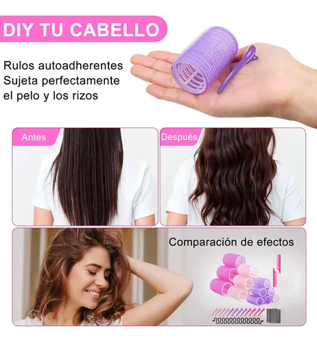 Tubos Para Cabello, Juego De 35 Rulos Para Cabello, 3 I