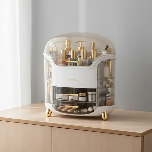 Organizador Maquillaje Cosmeticos Capsula Compartimientos