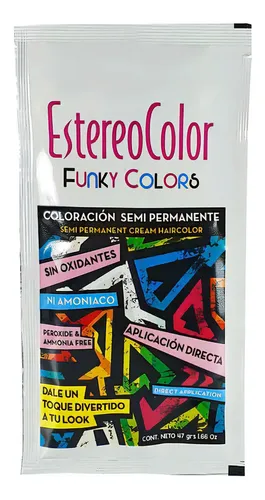 Estereocolor Coloración Semipermanente S/oxidantes X1 Unidad Tono Naranja