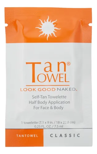 Toallita Autobronceadora Tantowel Tono Medio Profundo Clásic