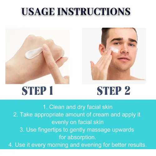 La Crema Facial Para Hombres Reduce Las Líneas Finas Y Las M