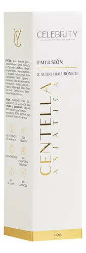 Emulsion Centella Asiática X100ml Celebrity