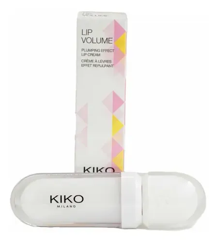 Lip Volume Transparente Kiko Milano Acabado Brillante Color Blanco