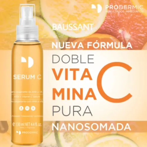 Serum C Oxigenante Con Aha Y Vitamina C Pura 130ml Prodermic