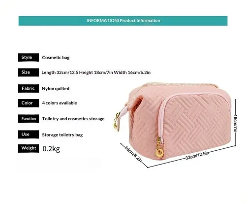 Bolsa Maquillaje Viaje Gran Capacidad Organizador