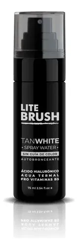 Spray Facial Autobronceante Tan White + Mini Guante LiteBrush | Aloe Vera | Vitamina E | Ácido Hialurónico | LumiGlow