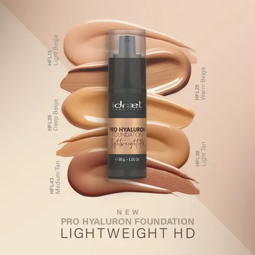 Base Fluida Pro Hyaluron Lightweight Hd Light Tan 38 Idraet