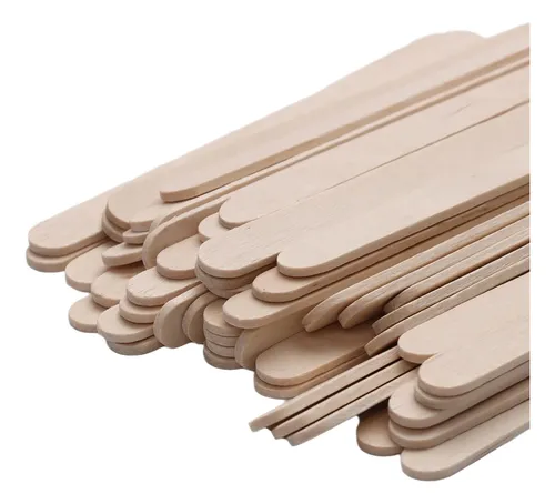 Palitos De Madera Para Manualidades Qundaoily 11cm  Cera Y