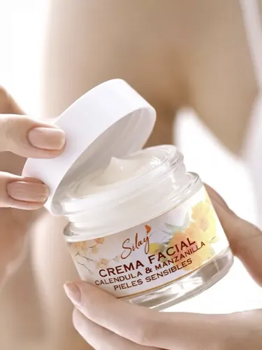 Crema Natural Hidrat. Calendula Y Manzanilla. Piel Sensible