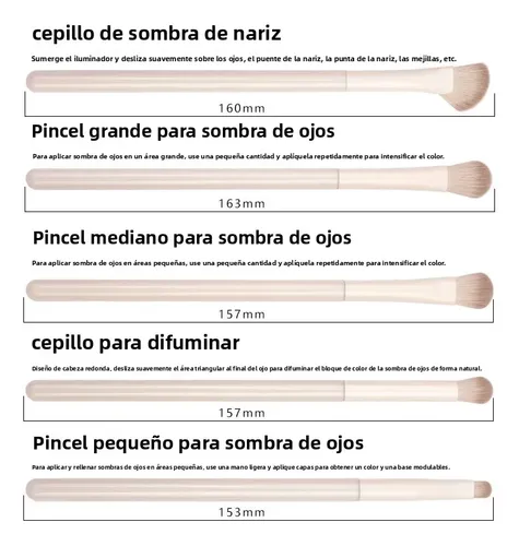 Kit Brochas Maquillaje Principiantes 13