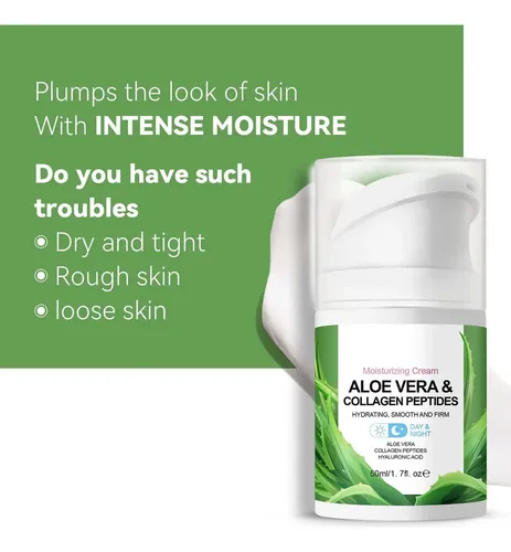 Crema Hidratante G Alovera Y Colágenos Peptides Hydrati