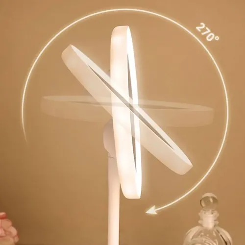 Espejo de Maquillaje Redondo LED Táctil Recargable DD2 17cm