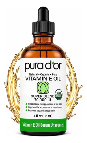 Pura D’or Aceite Vitamina E Organico 70.000 Ui 118ml