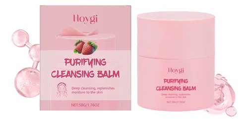 Bálsamo Limpiador De Fresa Hoygi Para Desmaquillar Suavement