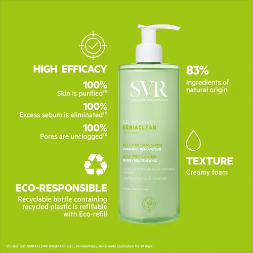 Svr Sebiaclear Limpiador Rostro Y Cuerpo 400 G