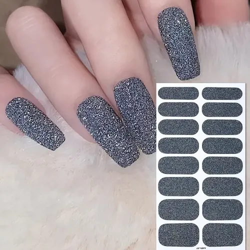 Pegatinas De Uñas Completas Sf Lyla Zl 8 Con Tiras Pulidas V