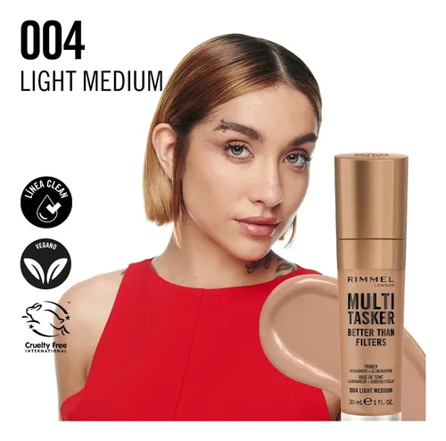 Base Maquillaje Rimmel Primer Multitasker 004 Light Medium