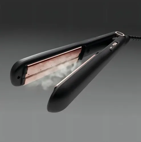 Planchita de pelo Bellissima Imetec My Pro Steam B28 100 negra y cobre