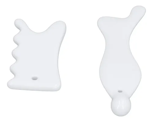 Face Gua Sha Tools, 2 Unidades, Cerámicas Faciales, Mejoran