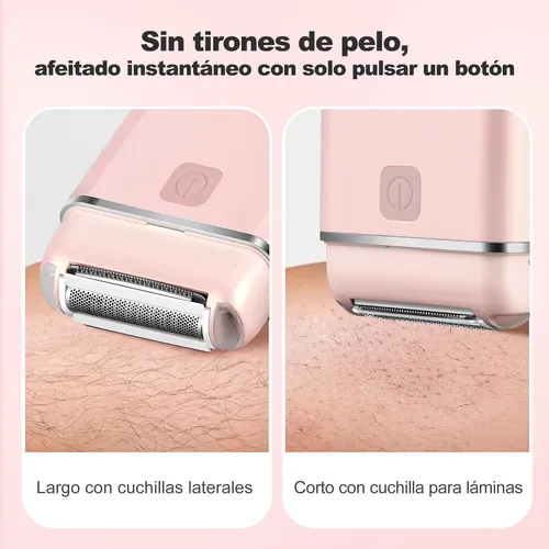 Depiladora Eléctrica Recargable Mujer Afeitadora Portátil