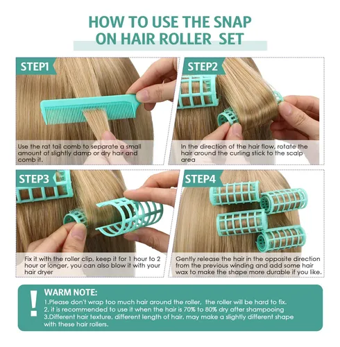 Hair Roller Syhood, 20 Unidades, Rizadores De Pelo De Plásti