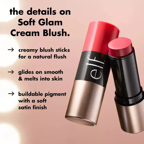 Colorete cremoso, suave y glamuroso de E.l.f. – Plum Intended 82267