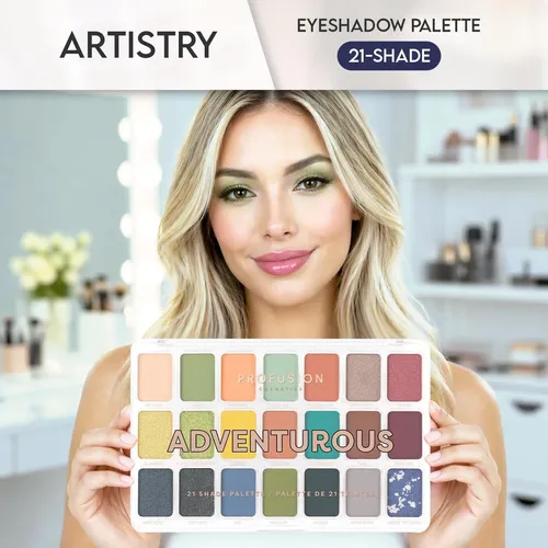 Paleta De Sombras Profusion Adventurous 21 Tonos Vegana