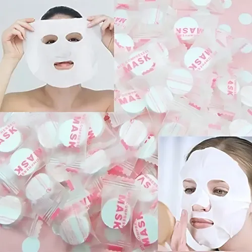 Mascarilla Facial Nutritiva Jianzhuang Todo Tipo de Piel 100 Unidades