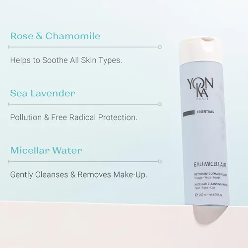 Limpiador Suave Desmaquillante Con Agua Micelar Yonka