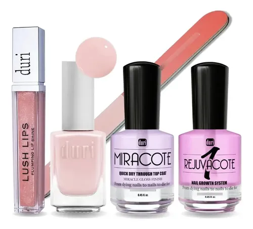 Conjunto De Uñas Duri Kit109 Sweet Perfect Pink