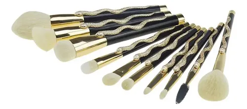 Set Brochas Maquillaje Forma Serpiente 7/10pz