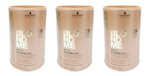 Kit Decolorante Blondme Schwarzkopf Professional con 3 Polvos para Cabello de 450g