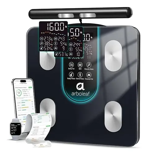 Báscula Inteligente Arboleaf Cs20n Con Bluetooth Para