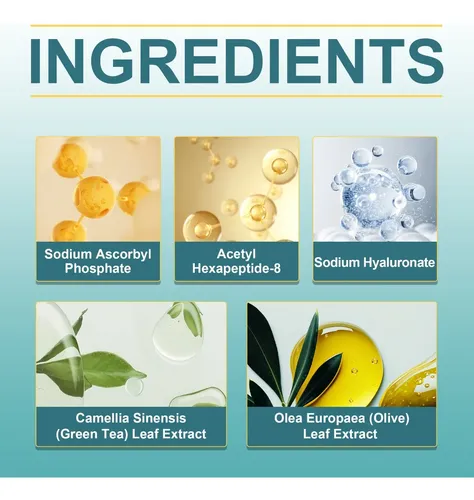 W Sérum Facial Con Vitamina C, Péptidos Hidratantes Y W,