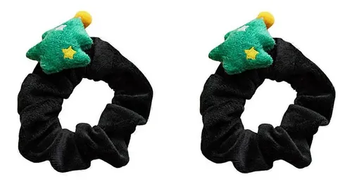 Diademas Elásticas De Felpa Para El Cabello Navideño Y Cruji
