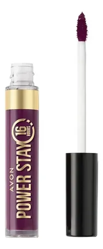 Labial Líquido Power Stay 16 Hrs Mate 6 Ml – Avon Color POWER ON PLUM